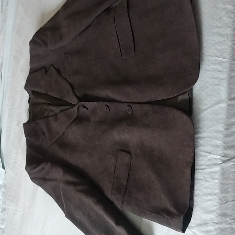 Members Only vintage blazer. Size 42L. Excellent condition. Dark grey. Polyester